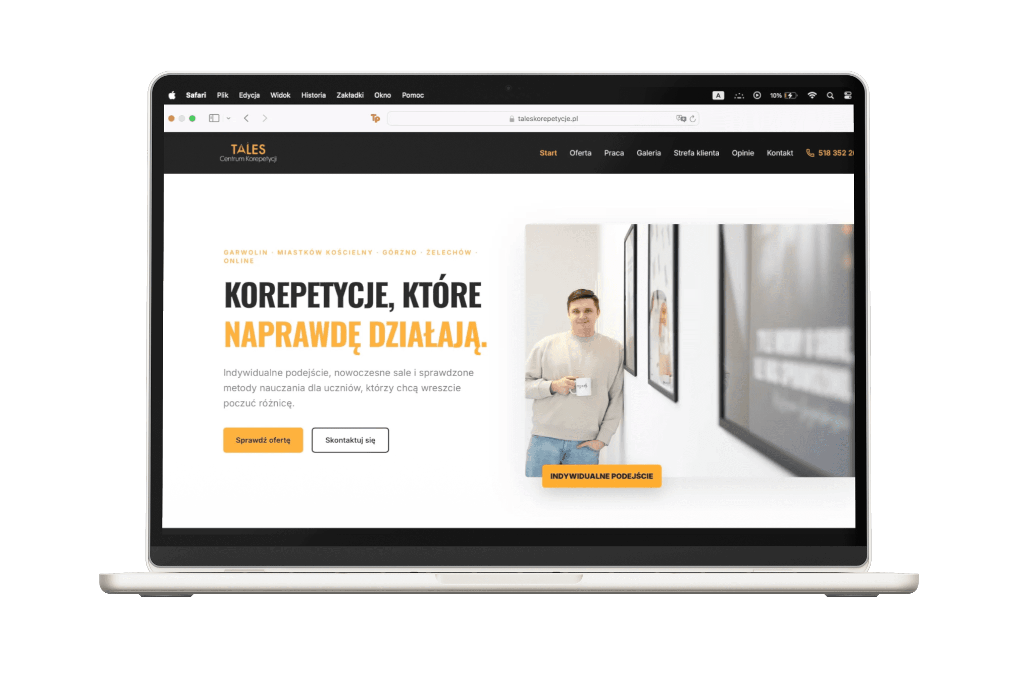 Strona internetowa dla Tales Garwolin